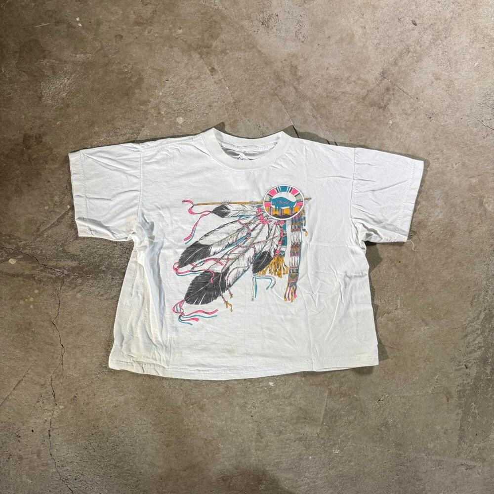 Vintage 90’s Dream Catcher Cropped Single Stitch T-Shirt